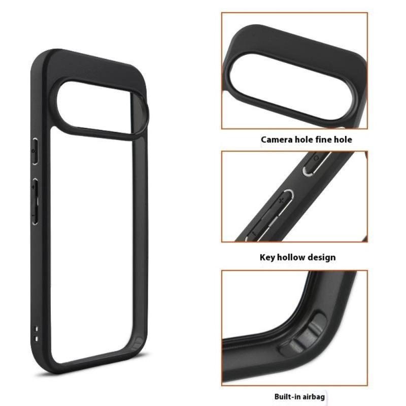 Coque Google Pixel 10 / Pixel 10 Pro Design Transparent Rebord Silicone