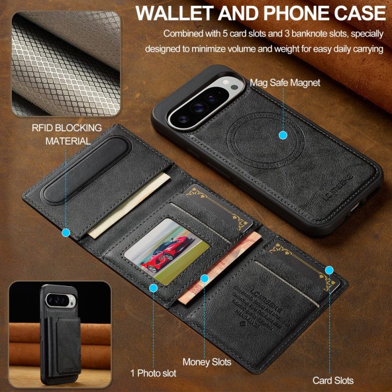Coque Google Pixel 10 / 10 Pro Porte-Cartes Magnétique LC.IMEEKE