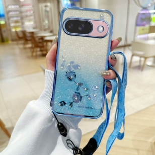 Coque Google Pixel 10 / 10 Pro Strass et Lanière KADEM