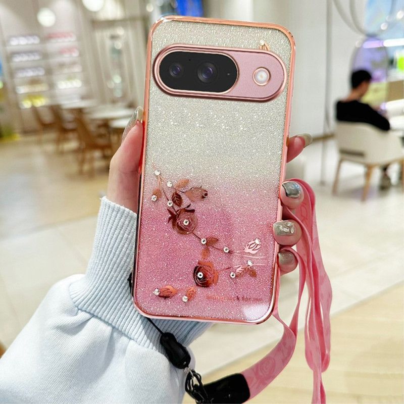 Coque Google Pixel 10 / 10 Pro Strass et Lanière KADEM