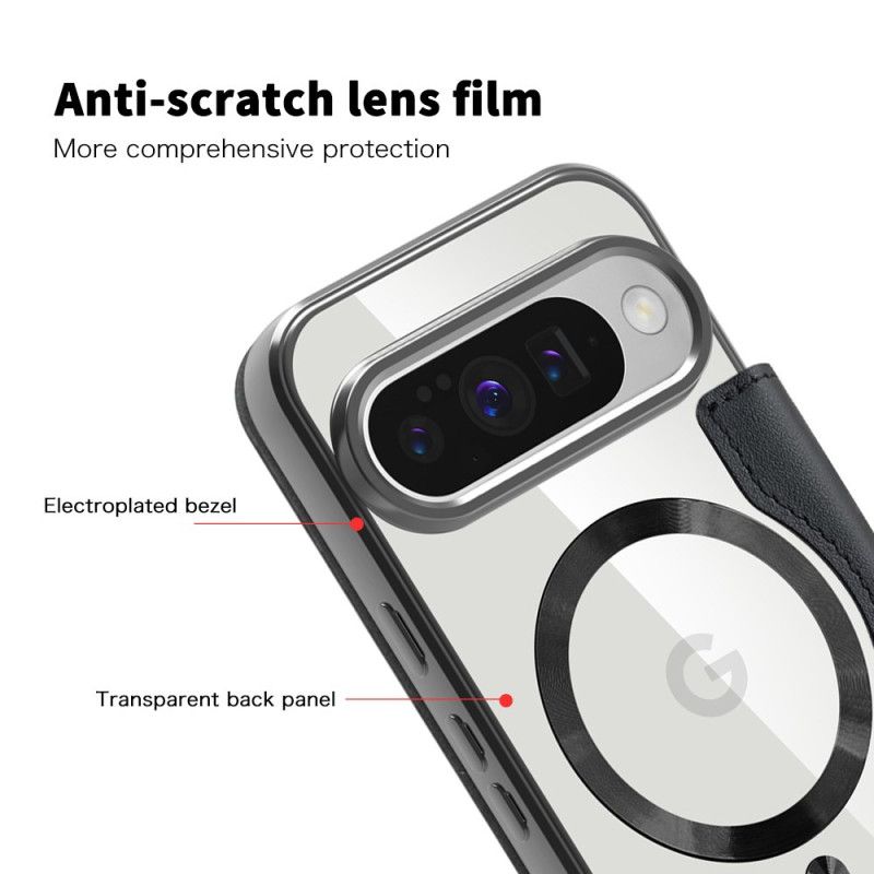 Flip Cover Google Pixel 10 / 10 Pro Compatible MagSafe avec Blocage RFID