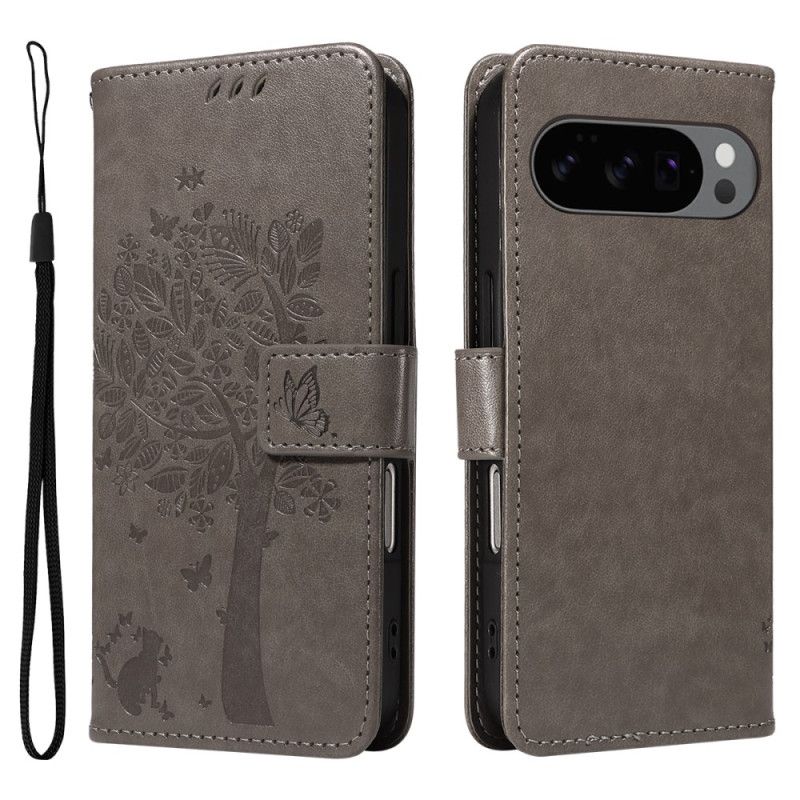 Housse Google Pixel 10 / Pixel 10 Pro Arbre et Chat