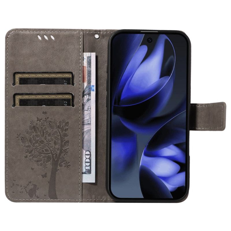 Housse Google Pixel 10 / Pixel 10 Pro Arbre et Chat