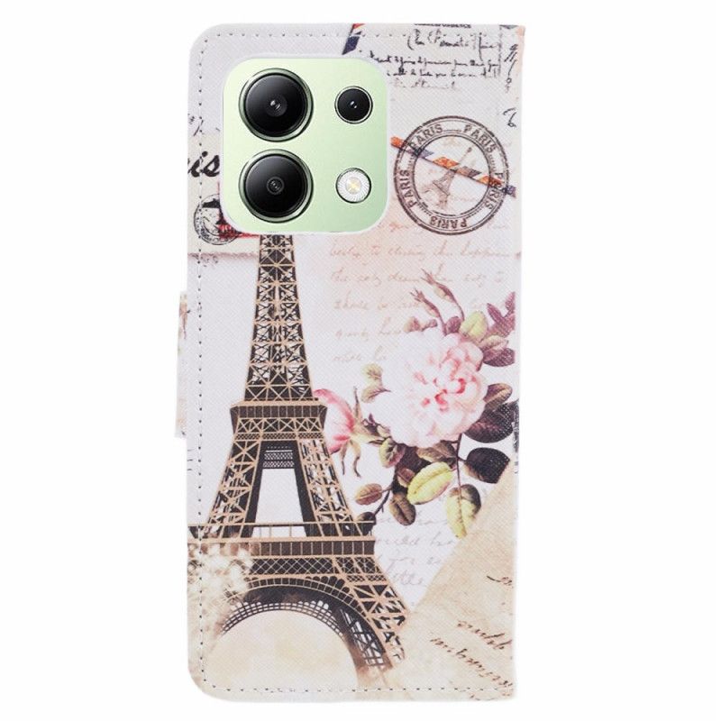 Housse Xiaomi Redmi Note 13 4G Tour Eiffel Vintage