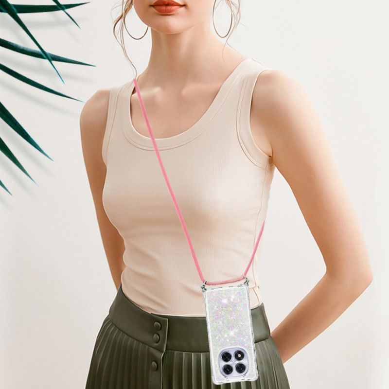 Coque à Cordon Xiaomi Redmi Note 14 Pro 5G / Poco X7 5G Paillettes