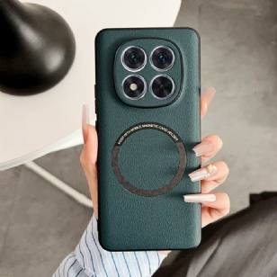 Coque Xiaomi Redmi Note 14 Pro 5G Compatible MagSafe Effet Cuir