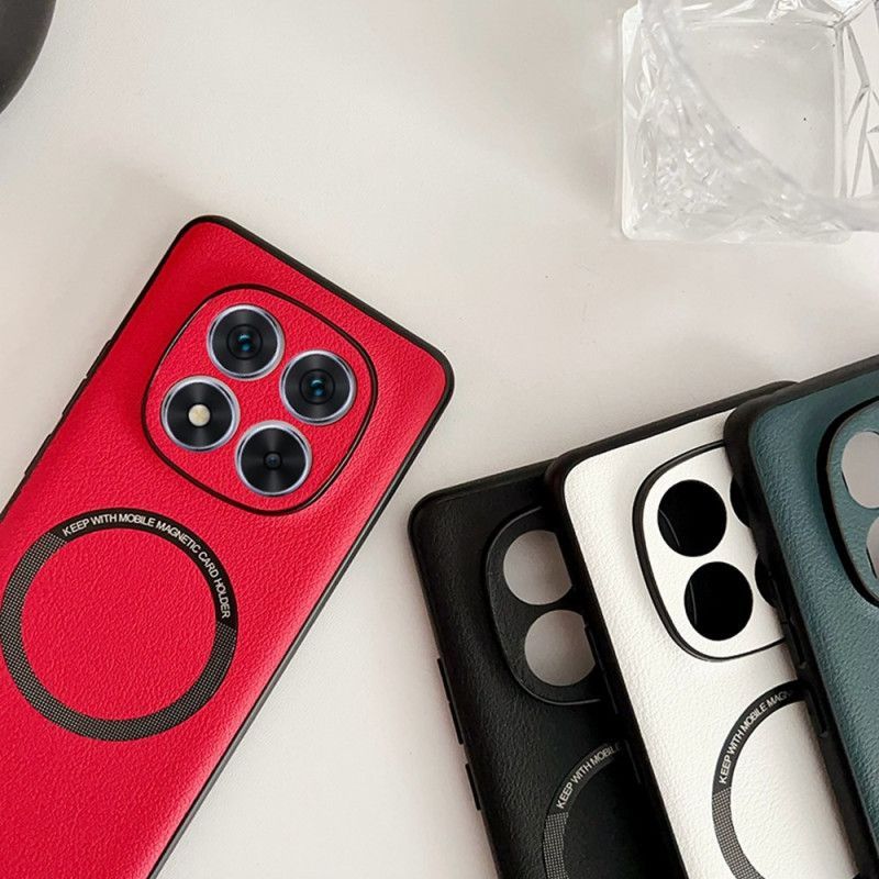 Coque Xiaomi Redmi Note 14 Pro 5G Compatible MagSafe Effet Cuir