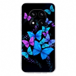 Coque Xiaomi Redmi Note 14 Pro 5G / Poco X7 Papillons Colorés