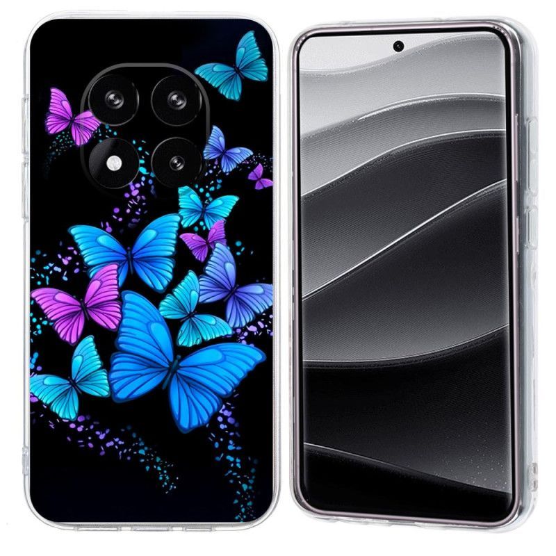 Coque Xiaomi Redmi Note 14 Pro 5G / Poco X7 Papillons Colorés
