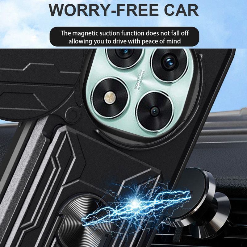 Coque Xiaomi Redmi Note 14 Pro 5G / Poco X7 Support et Protection Coulissante pour Caméra