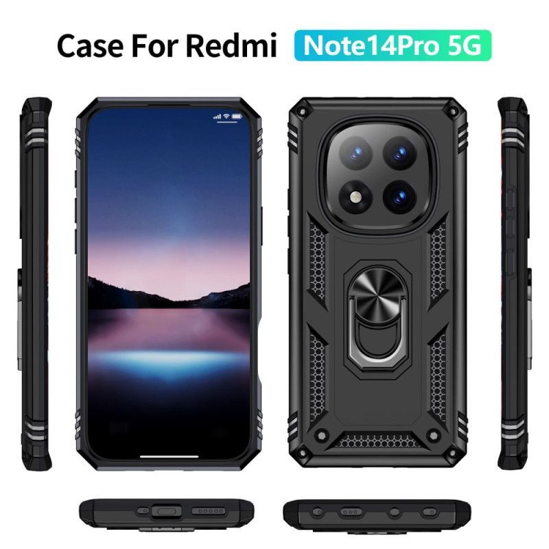 Coque Xiaomi Redmi Note 14 Pro 5G / Poco X7 5G Ultra Résistante Anneau-Support