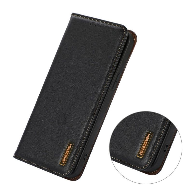 Flip Cover Xiaomi Redmi Note 14 Pro 5G / Poco X7 Cuir KHAZNEH