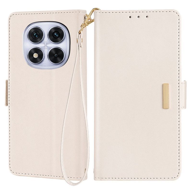 Housse Xiaomi Redmi Note 14 Pro 5G / Poco X7 Fermoir Doré