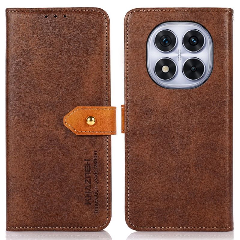 Housse Xiaomi Redmi Note 14 Pro 5G / Poco X7 Fermoir Doré KHAZNEH