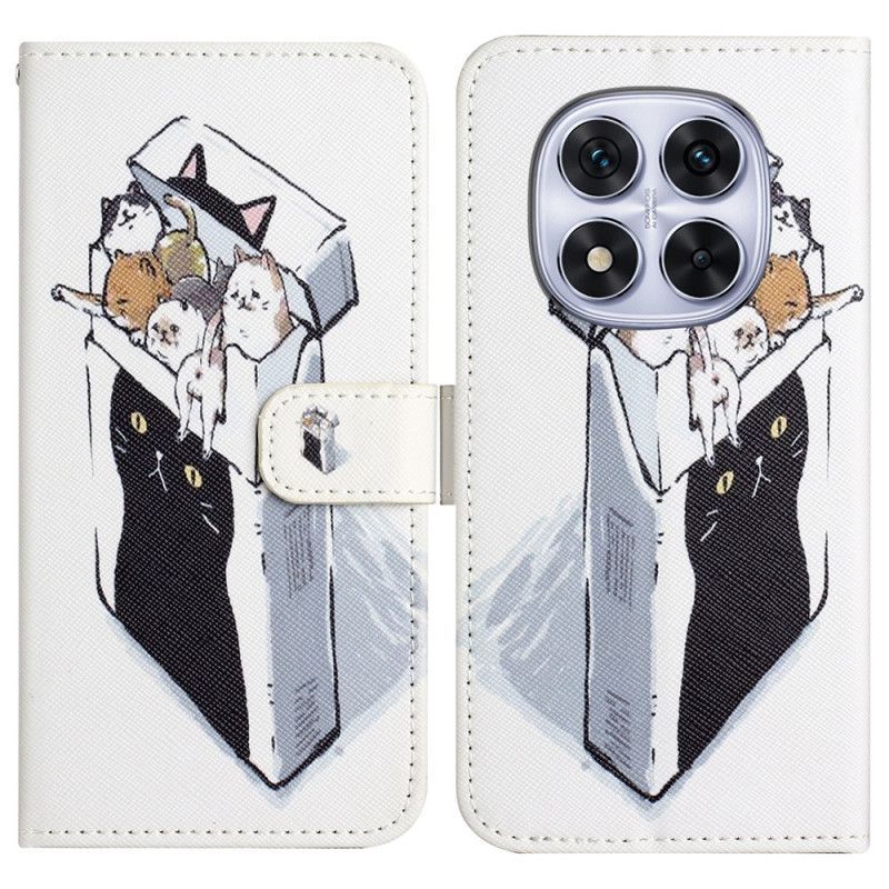 Housse Xiaomi Redmi Note 14 Pro Plus 5G / 14 Pro 5G / Poco X7 Chats dans la Boîte