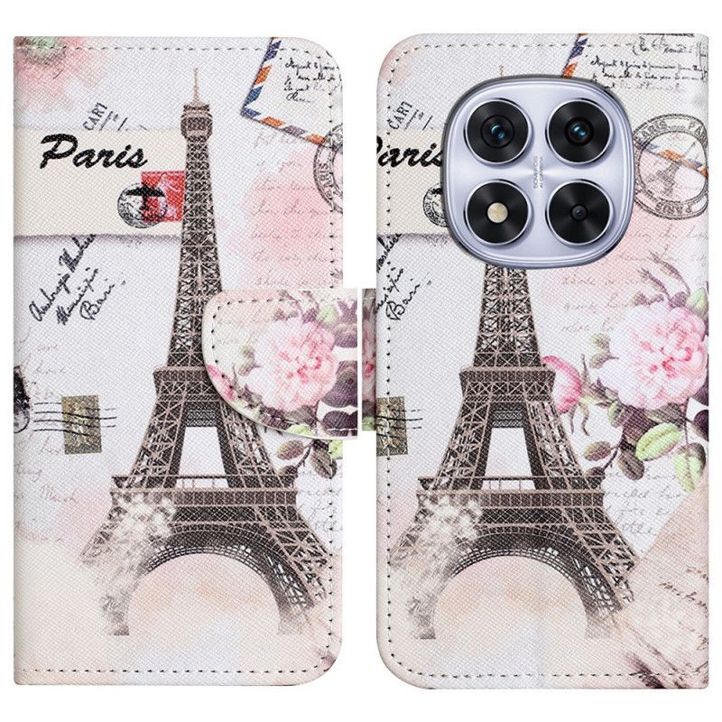 Housse Xiaomi Redmi Note 14 Pro Plus 5G / 14 Pro 5G / Poco X7 Tour Eiffel Vintage