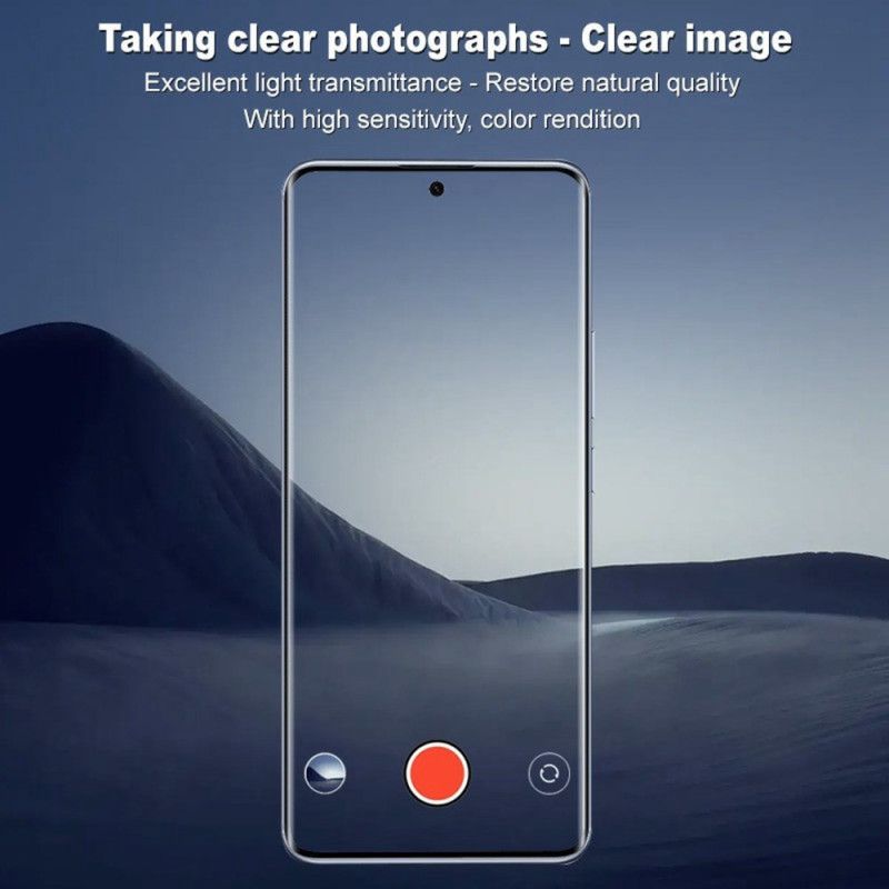 Lentille de Protection en verre Trempé pour Xiaomi Redmi Note 14 Pro 5G / Poco X7 (version noire)