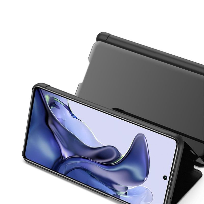 Coque Xiaomi 11T / 11T Pro avec rabat effet miroir