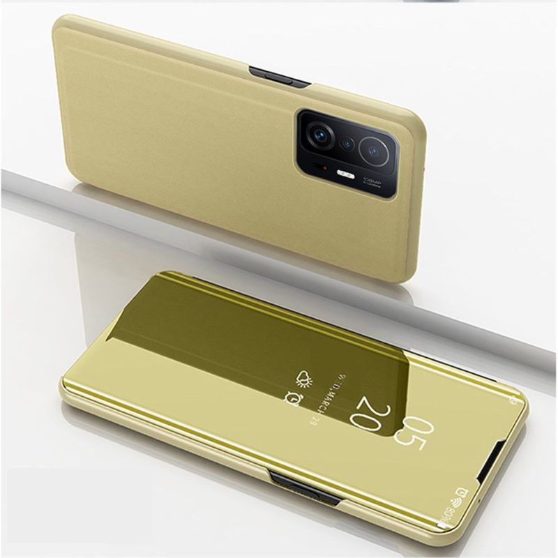 Coque Xiaomi 11T / 11T Pro avec rabat effet miroir