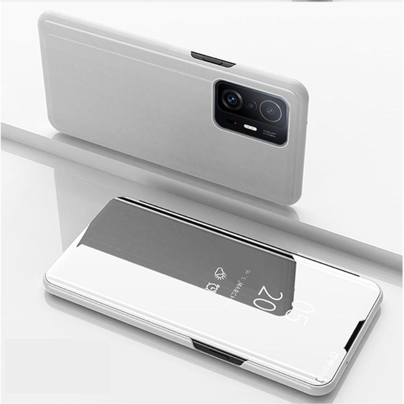 Coque Xiaomi 11T / 11T Pro avec rabat effet miroir