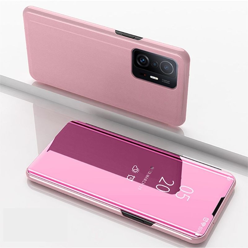 Coque Xiaomi 11T / 11T Pro avec rabat effet miroir