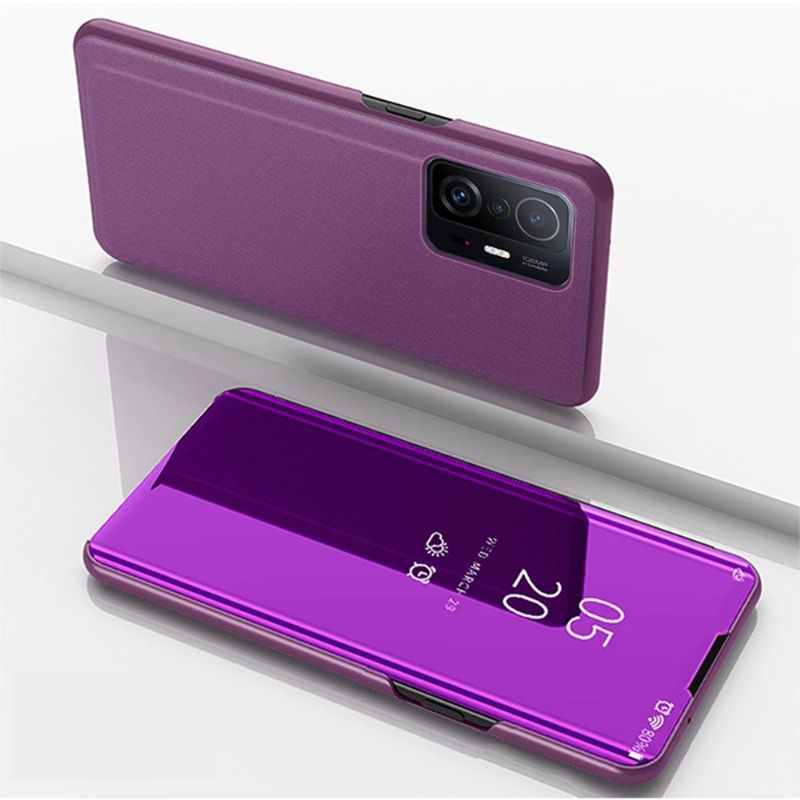 Coque Xiaomi 11T / 11T Pro avec rabat effet miroir
