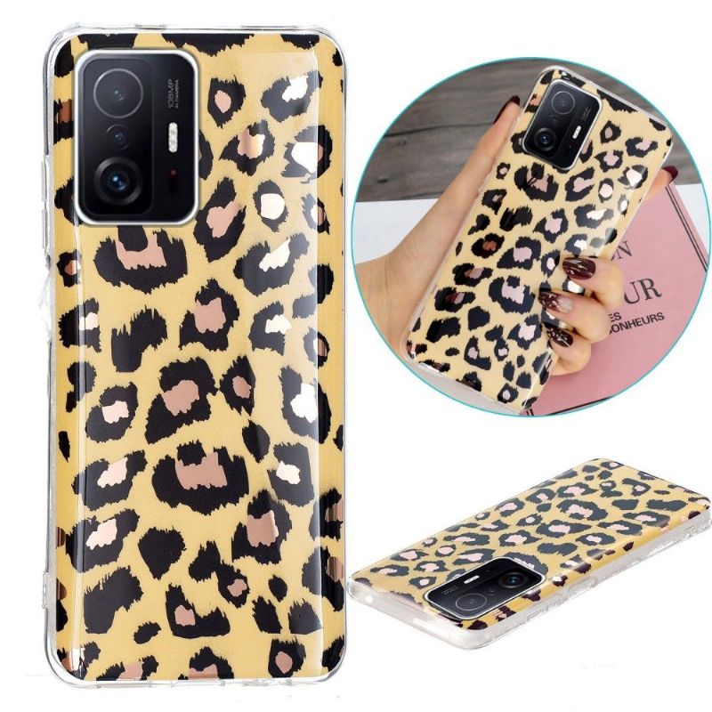 Coque Xiaomi 11T / 11T Pro silicone Léopard