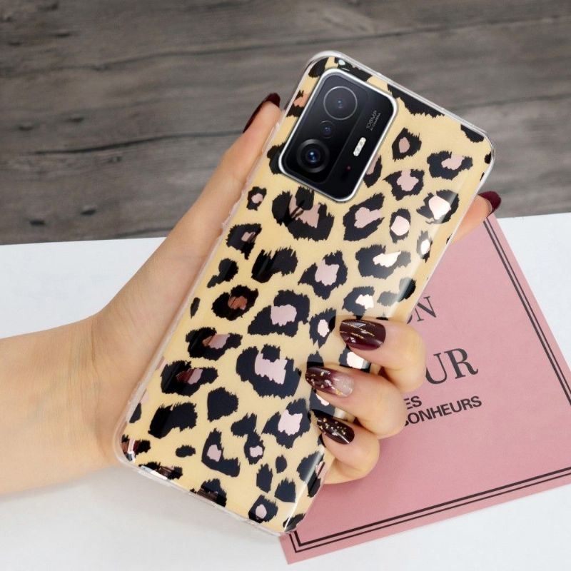 Coque Xiaomi 11T / 11T Pro silicone Léopard