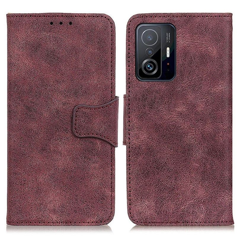Étui Xiaomi 11T / 11T Pro Edouard simili cuir vintage
