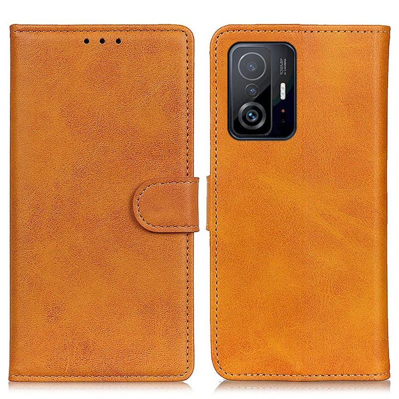 Housse Xiaomi 11T / 11T Pro Marius effet cuir mat