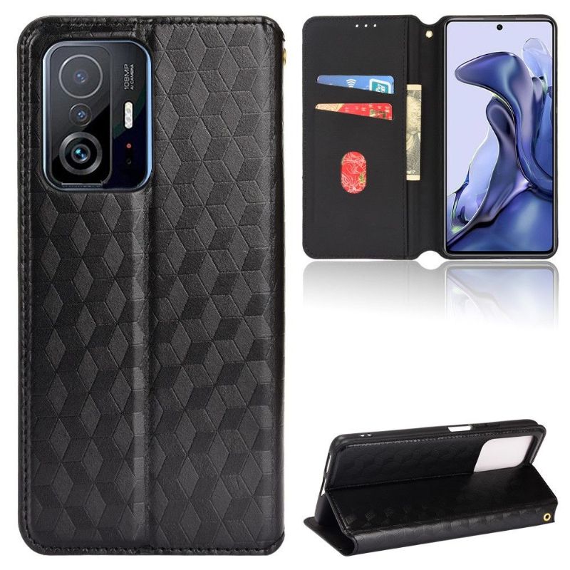 Xiaomi 11T / 11T Pro - Housse flip cover design géométrie