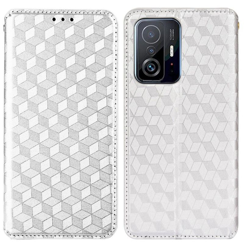Xiaomi 11T / 11T Pro - Housse flip cover design géométrie