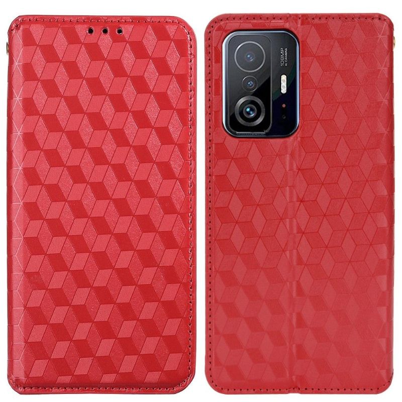 Xiaomi 11T / 11T Pro - Housse flip cover design géométrie