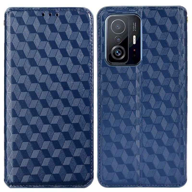 Xiaomi 11T / 11T Pro - Housse flip cover design géométrie