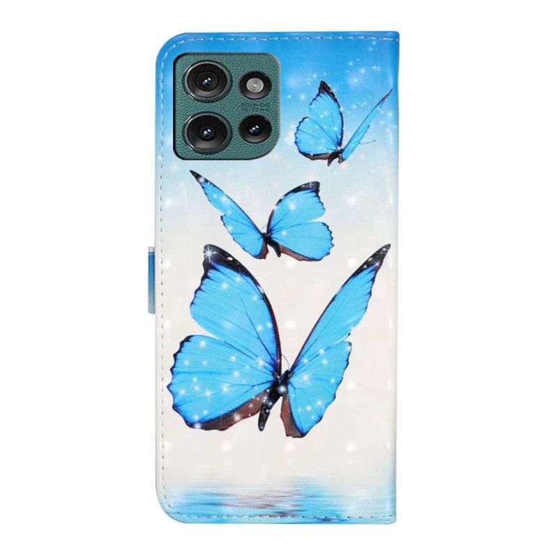 Housse Motorola Edge 50 Trois Papillons