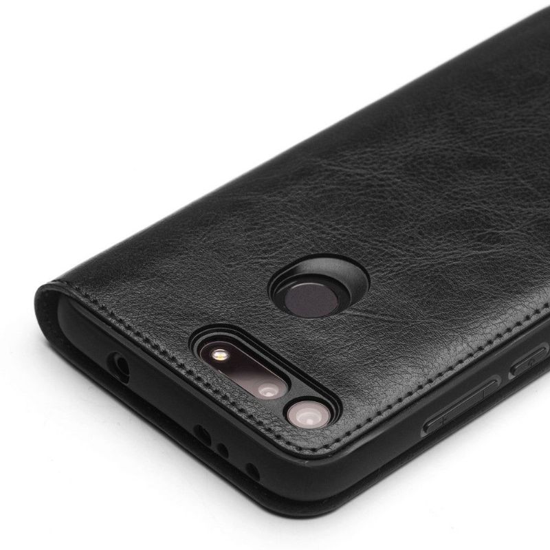 Honor View 20 - Etui fait main en cuir véritable