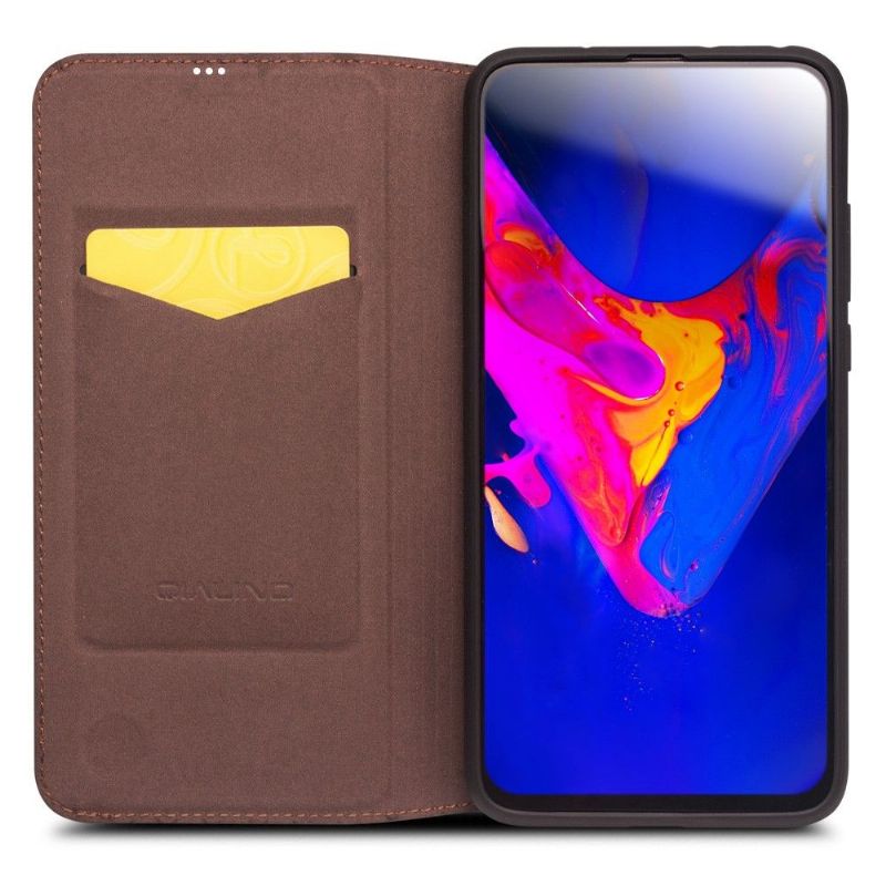 Honor View 20 - Etui fait main en cuir véritable