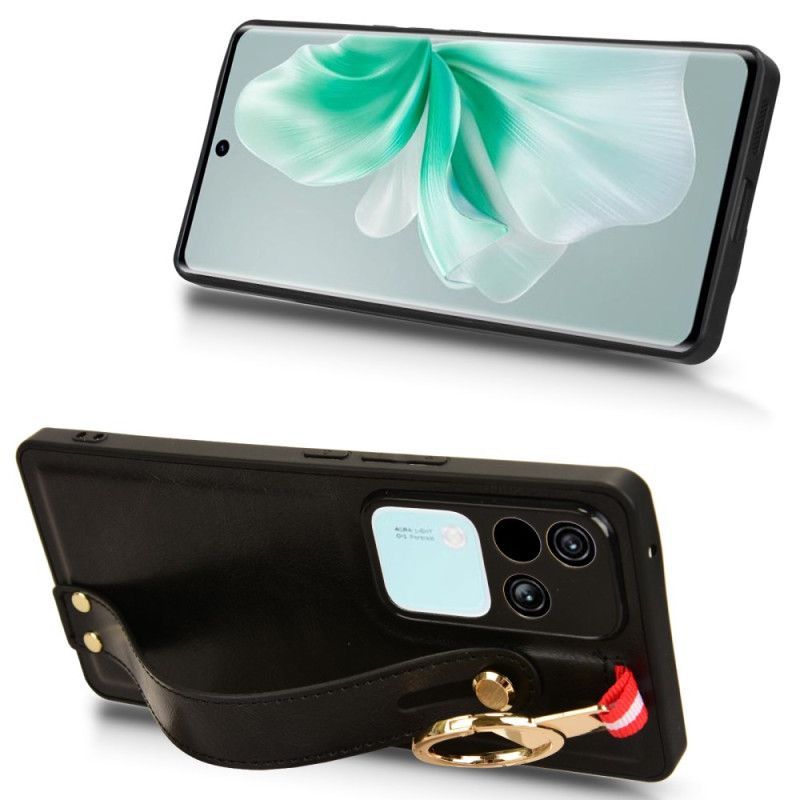 Coque Vivo V30 5G Sangle Manuelle et Anneau
