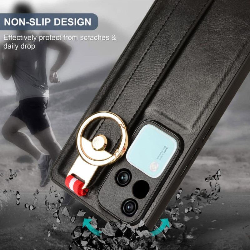 Coque Vivo V30 5G Sangle Manuelle et Anneau
