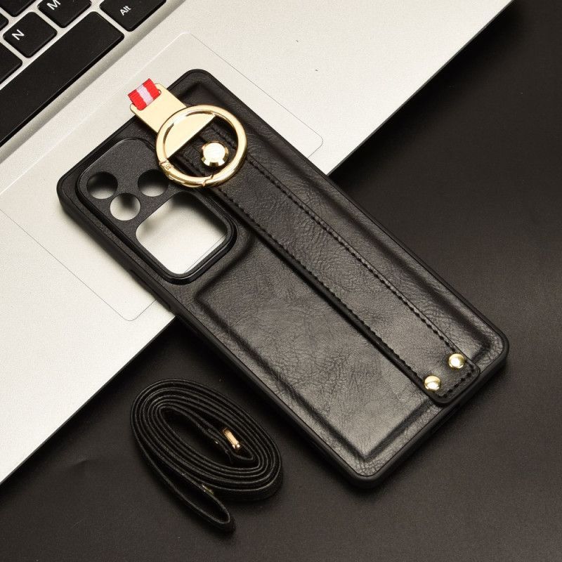 Coque Vivo V30 5G Sangle Manuelle et Anneau