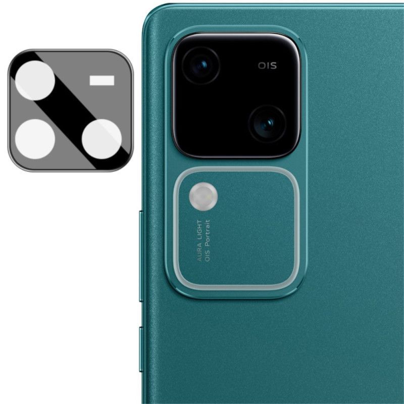 Lentille de Protection en Verre trempé pour Écran Vivo V30 5G (Version Noire)
