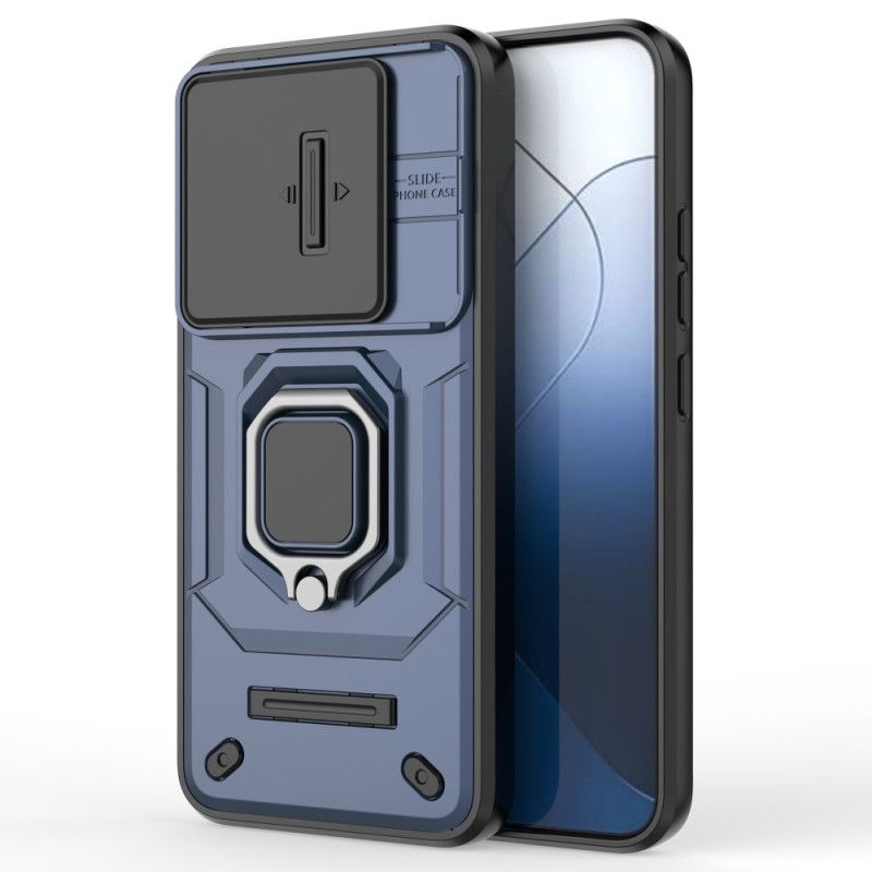 Coque Xiaomi 14 Support Anti-Chute et Protection Objectif Coulissante