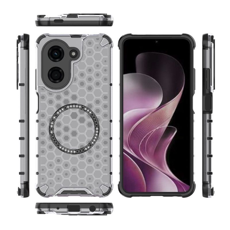 Coque Poco C71 Compatible MagSafe Nid d'Abeille