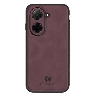 Coque Poco C71 Effet Cuir