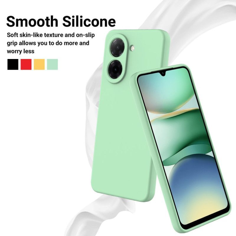 Coque Poco C71 Silicone Liquide à Lanière