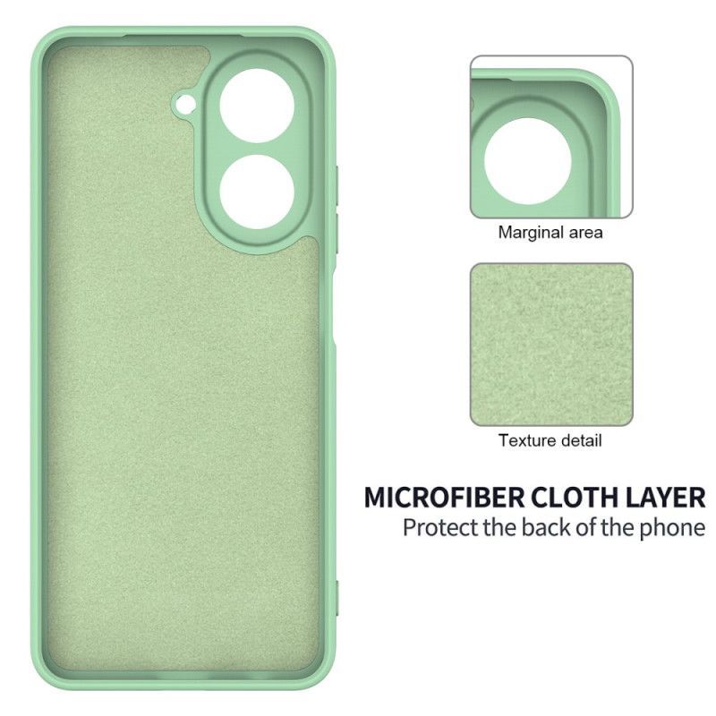 Coque Poco C71 Silicone Liquide à Lanière