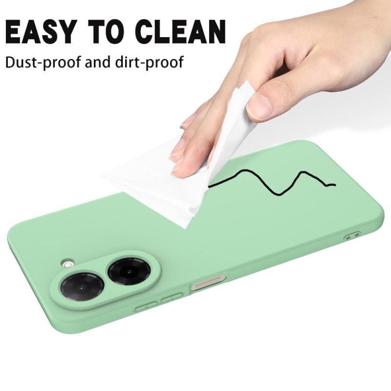 Coque Poco C71 Silicone Liquide à Lanière