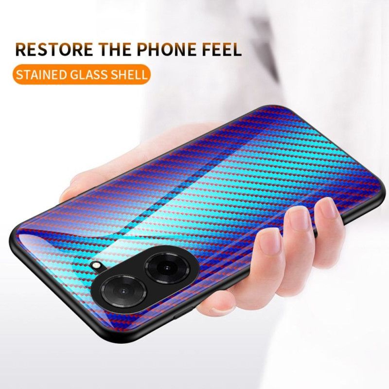 Coque Poco C71 Verre Trempé Fibre Carbone