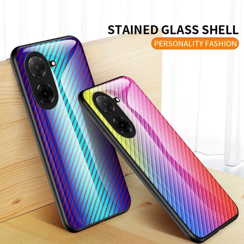 Coque Poco C71 Verre Trempé Fibre Carbone