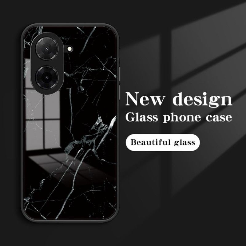 Coque Poco C71 Verre Trempé Marbre